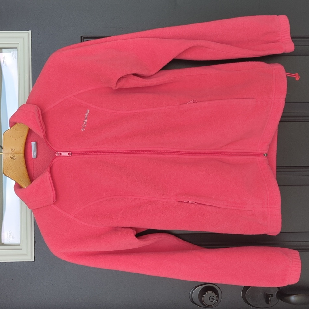 Women's Columbia full zip lightweight fleece jacket size medium